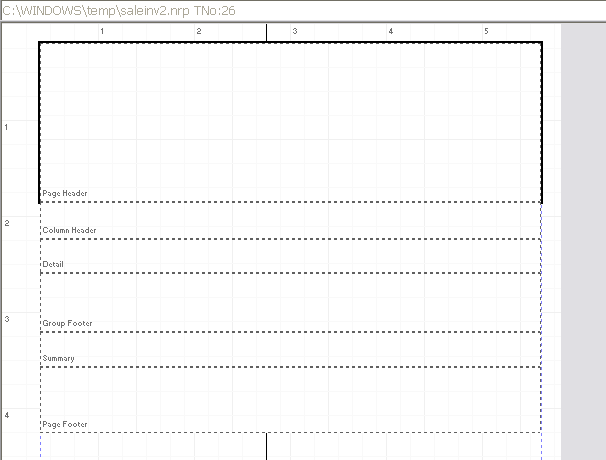گروه‌بندی محیط طراحی در گزارش ساز Quick Report